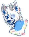 Colored bust Colored bust
